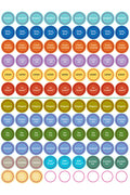 dōTERRA Top Oils Cap Stickers